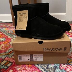 BearPaw Kids Classic Black Boots